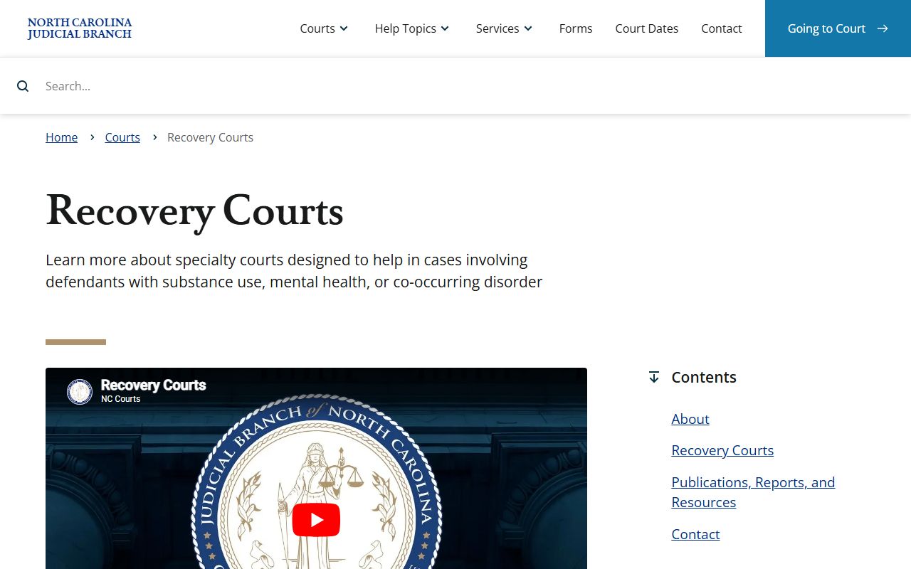 Cherokee County Clerk of Superior Court recovery courts overview