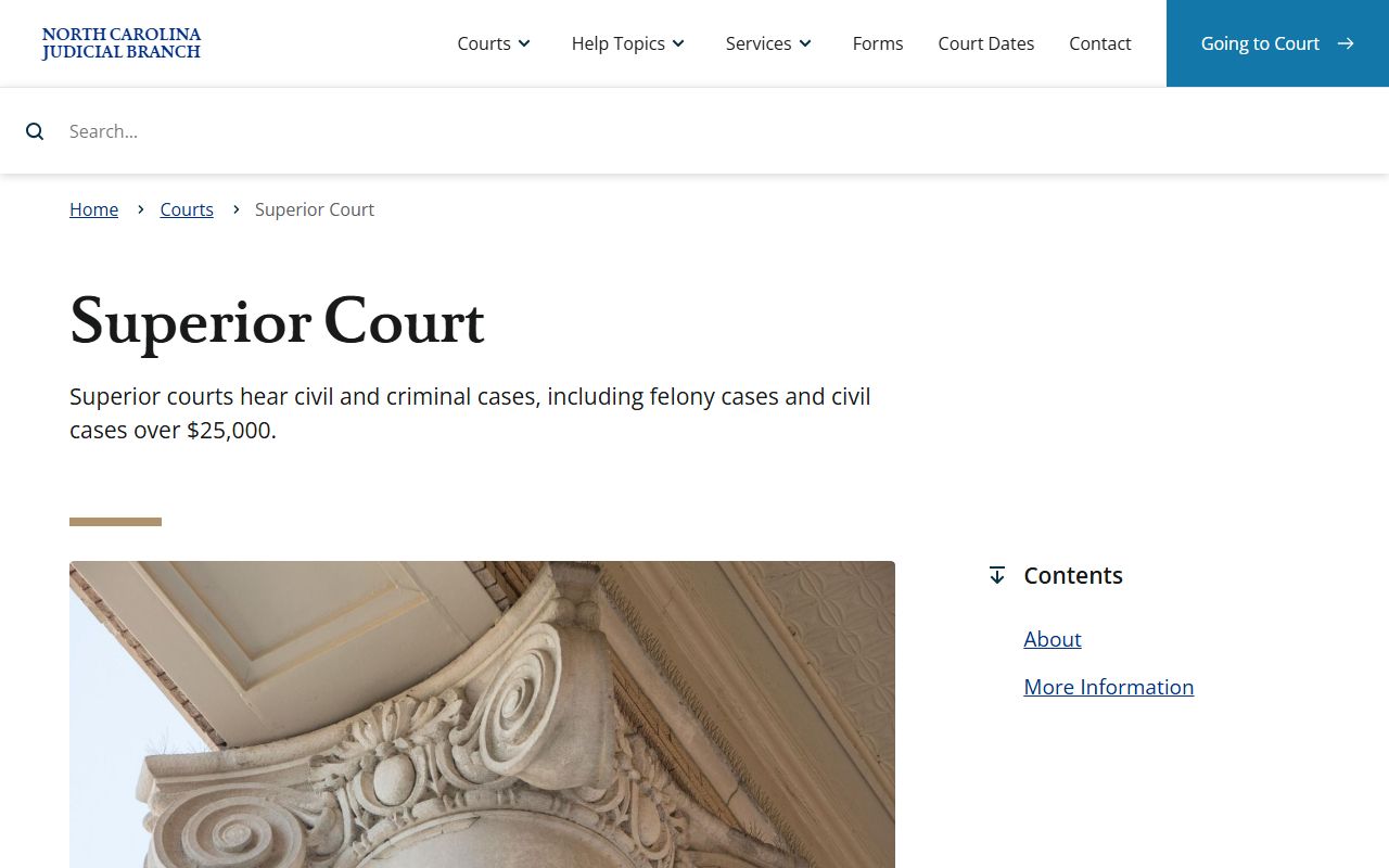 Cherokee County court dockets North Carolina Superior Court overview