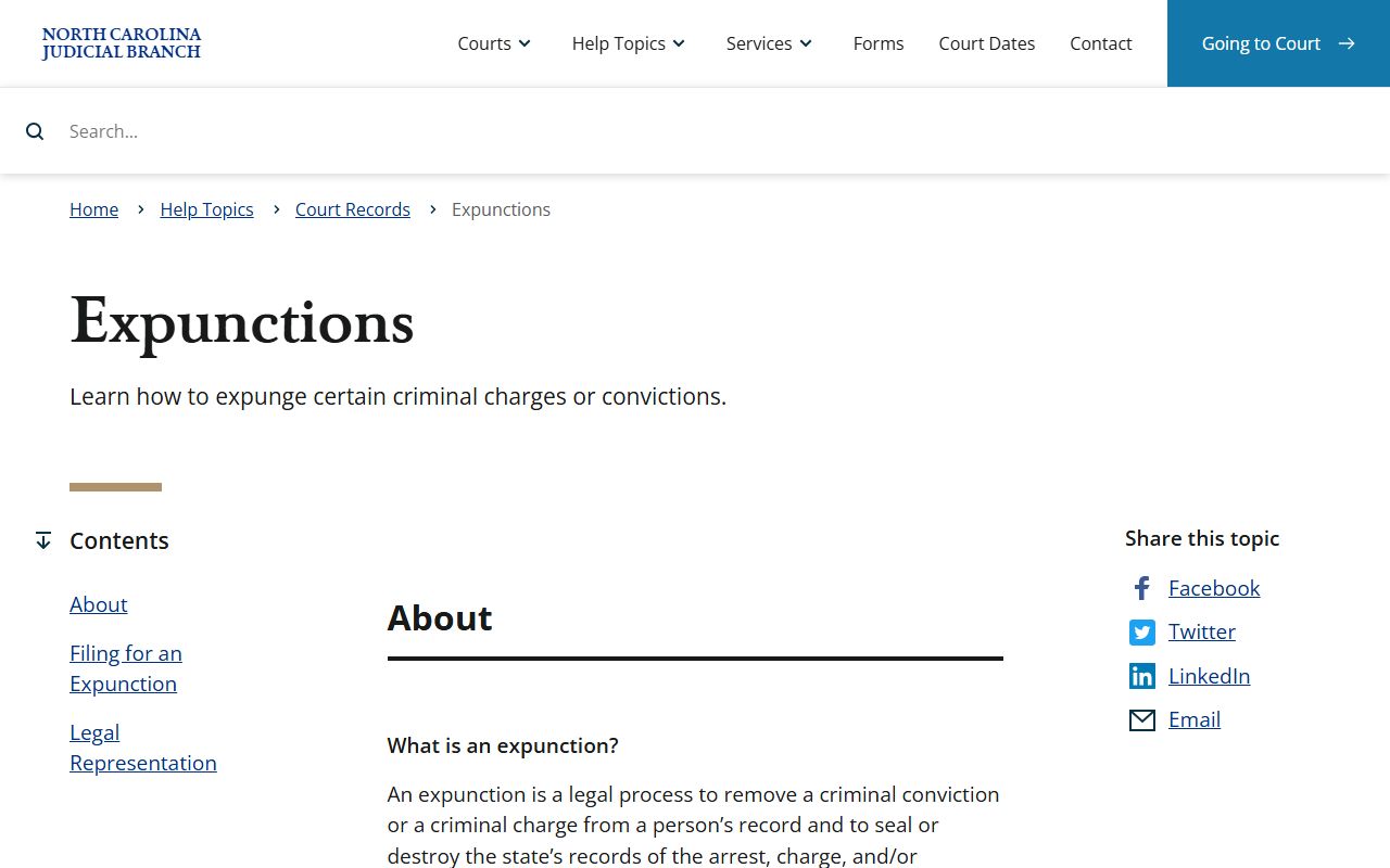 Cherokee County criminal court records expunctions help topic
