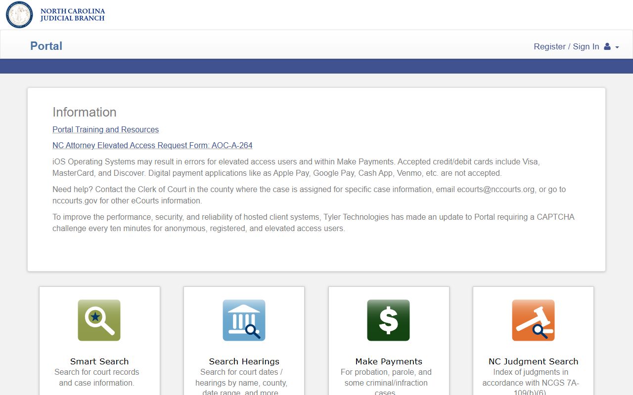 Cherokee County court records North Carolina eCourts Portal