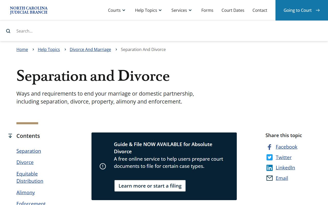 Cherokee County divorce records separation and divorce help topic